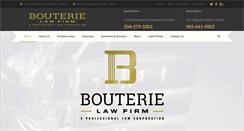Desktop Screenshot of bouterielaw.com